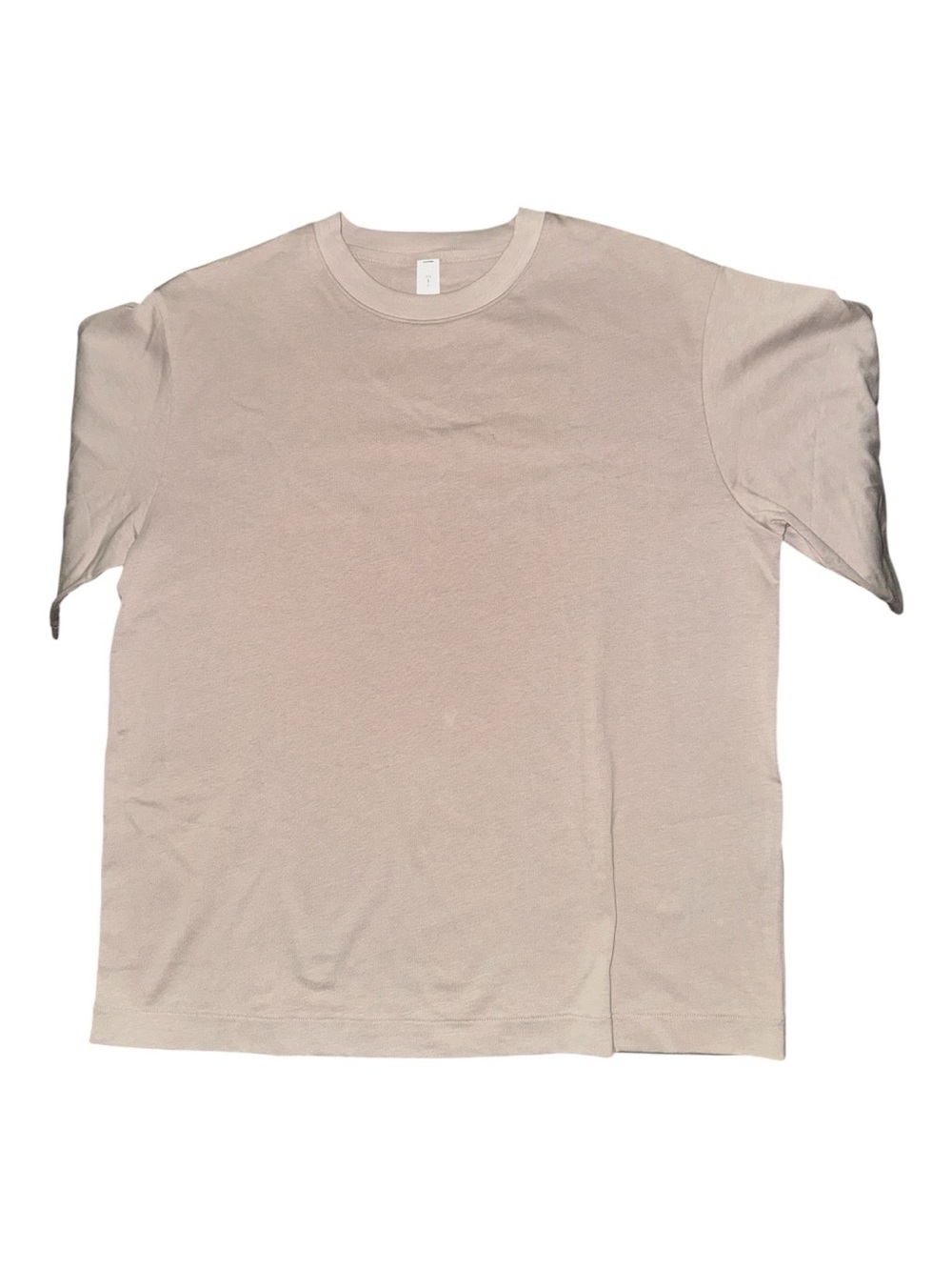 Lululemon Heavyweight Cotton Oversized T Shirt Downtown Tan Size S NWT